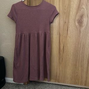 wild fable textured mauve dress